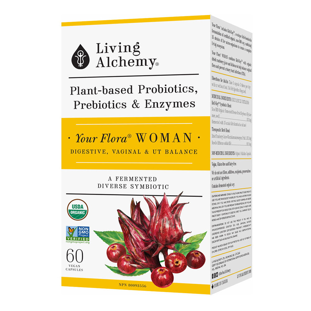 Living Alchemy Your Flora Probiotics Woman, 60 Ea